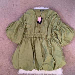 Pretty Little Thing Green Dress (Plus Size)